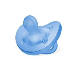 CHICCO Physio Forma Soft, Πιπίλα  Όλο Σιλικόνη Μπλε 6-16m, 1τεμ