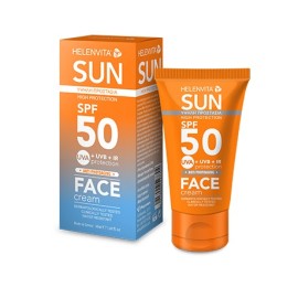 HELENVITA Sun Face Cream SPF50, Αντηλιακή Κρέμα Προσώπου - 50ml
