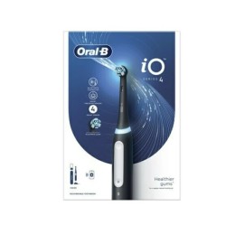 ORAL B iO Series 4 Black, Ηλεκτρική Οδοντόβουρτσα Μαύρη & Δώρο Θήκη Ταξιδίου