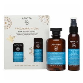APIVITA Promo Hyaluronic Hydra/ Ενυδατική Περιποίηση Μαλλιών με Σαμπουάν Ενυδάτωσης -250ml & Κρέμα Μαλλιών για Ενυδάτωση -100ml, 1σετ