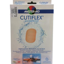 MASTER AID Cutiflex Waterproof - Αυτοκόλλητες, Αδιάβροχες Γάζες 10x12cm 5τμχ