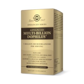 SOLGAR Advanced Multi Billion Dophilus, Προηγμένη Προβιοτική Φόρμουλα - 60veg.caps