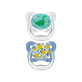 DR. BROWNS Prevent Orthodontic Soother, Ορθοδοντικές Πιπίλες Σιλικόνης 6-18 μηνών -2τμχ