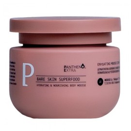 PANTHENOL EXTRA Bare Skin Superfood Body Mousse, Ενυδατικό Μους Σώματος - 230ml