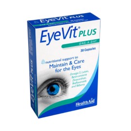 HEALTH AID EyeVit Plus, Πολυβιταμίνη για την Ενίσχυση της Όρασης - 30caps