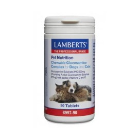 LAMBERTS Pet Nutrition Chewable Glucosamine Complex for Dogs & Cats - 90tabs