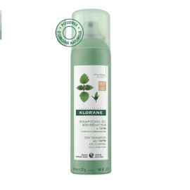 KLORANE Dry Shampoo Ortie, Ξηρό Σαμπουάν Spray με Εκχύλισμα Τσουκνίδας για Καστανά Μαλλιά - 150ml