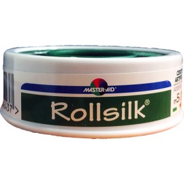 MASTER AID RollSilk Υφασμάτινη  Επιδεσμική Ταινία Aπό Μετάξι 5m x 1.25cm