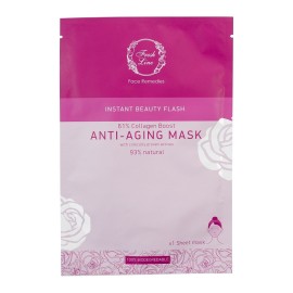 FRESH LINE Instant Beauty Flash Anti- Aging Mask, Υφασμάτινη Μάσκα Αντιγήρανσης Προσώπου - 1τεμ