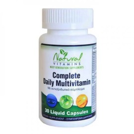 NATURAL VITAMINS Complete Daily Multivitamin, Πολυβιταμίνη - 30caps