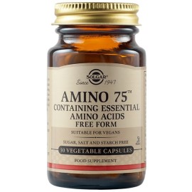 SOLGAR Amino 75, Σύμπλεγμα Βασικών Αμινοξέων - 30caps