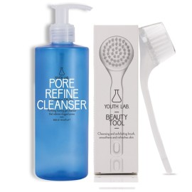 YOUTH LAB Pore Refine Cleanser, Τζελ Καθαρισμού για Μικτό/ Λιπαρό Δέρμα - 300ml & ΔΩΡΟ Beauty Tool