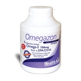 HEALTH AID Omegazon, Omega 3 Fish Oil 750mg - 120caps
