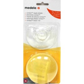 MEDELA Contact Nipple Shields Medium, Ψευδοθηλές Σιλικόνης με Θήκη - 2τεμ