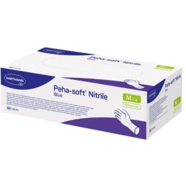 HARTMANN Peha-Soft Nitrile, Εξεταστικά Γάντια Νιτριλίου Χωρίς Πούδρα Μπλε, Medium - 150τεμ