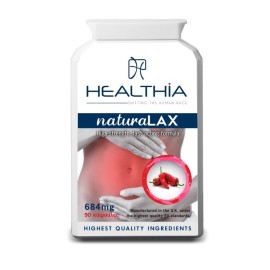 HEALTHIA Natura Lax, Φυτικό Συμπλήρωμα Διατροφής κατά της Δυσκοιλιότητας 684mg - 90caps
