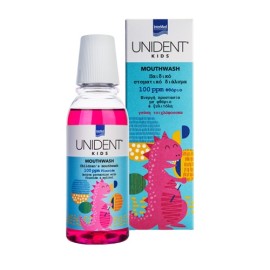 INTERMED Unident Kids Mouthwash, Παιδικό Φθοριούχο Στοματικό Διάλυμα - 250ml