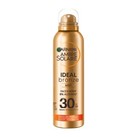 GARNIER Ambre Solaire Ideal Bronze Mist SPF30, Αντηλικό Mist για Πρόσωπο & Σώμα - 150ml