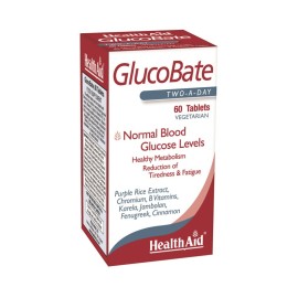 HEALTH AID Glucobate, Συνδυασμός από Βιταμίνες, Μέταλλα & Φυτικά Συστατικά - 60tabs