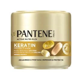 PANTENE Pro-V Keratin Protect Hair Mask Repair & Protect, Μάσκα Προστασίας Κερατίνης Αναδόμηση & Προστασία -300ml