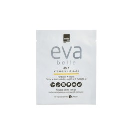 INTERMED Eva Belle Gold Hydrogel Lip Mask, Mάσκα Yδρογέλης  gια Eνυδατωμένα & Aπαλά Xείλη  - 1τεμ