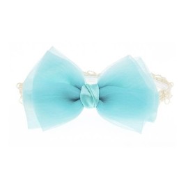 MATILDA Κορδέλα Μαλλιών με Φιόγκο, Γαλάζια