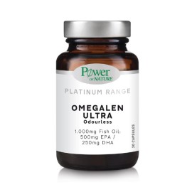 POWER OF NATURE Omegalen Ultra, Ιχθυέλαιο Μοριακής Απόσταξης & Ψυχρής Συμπίεσης - 30caps