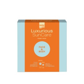 INTERMED Luxurious Suncare Family Pack, Face Cream SPF50 - 75ml & Body Cream SPF50 - 200ml