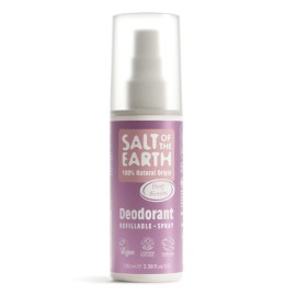 Salt of the Earth Vegan Natural Deodorant Spray Refillable Peony Blossom, Αποσμητικό Επαναγεμιζόμενο -100ml