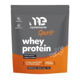 MY ELEMENTS Whey Protein Vanilla, Συμπλήρωμα Διατροφής με Πρωτεΐνη Ορού Γάλακτος & Βιταμίνες με Γεύση Βανίλια - 810gr
