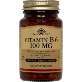 SOLGAR Vitamin Β6 100mg -100veg.caps