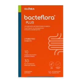 OLONEA BacteFlora Plus, Συνδυασμός Προβιοτικών και Πρεβιοτικού - 10 caps