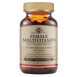 SOLGAR Female Multivitamin, Πολυβιταμίνη για Γυναίκες -60v.caps