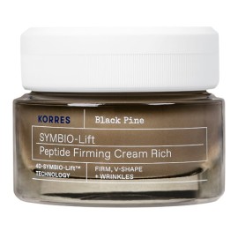 KORRES Black Pine 4D-SYMBIO-Lift Peptide Firming Cream Rich, Πλούσια Κρέμα Σύσφιγξης με Πεπτίδια για Ξηρές Επιδερμίδες -40ml