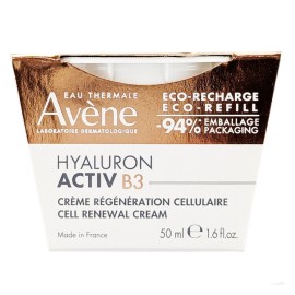 AVENE Hyaluron Activ B3 Cell Renewall Cream Refill, Κρέμα Κυτταρικής Ανανέωσης, Ανταλλακτική Συσκευασία - 50ml