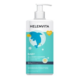 HELENVITA Baby All Over Cleanser, Βρεφικό Απαλό Σαμπουάν & Αφρόλουτρο - 1lt