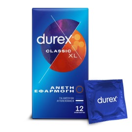 DUREX Classic XL, Προφυλακτικά με Άνετη Εφαρμογή - 12τεμ