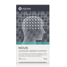 AGAN Nous Advanced Memory Support, Συμπλήρωμα Διατροφής για Μνήμη, Συγκέντρωση & Πνευματική Διαύγεια - 30caps