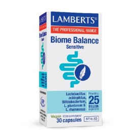 LAMBERTS Biome Balance Sensitive 25, Συμπλήρωμα Διατροφής με Προβιοτικά -30caps