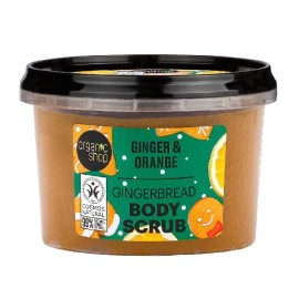 NATURA SIBERICA Organic Shop Gingerbread, Body Scrub Τζίντζερ & Πορτοκάλι -250ml