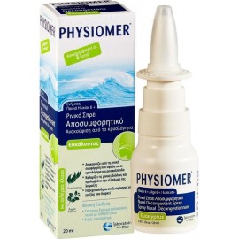 PHYSIOMER Hypertonic Eucalyptus, Υπέρτονο Ρινικό Αποσυμφορητικό Σπρέι - 20ml