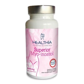 HEALTHIA Superior Myo-Inositol 846mg, Συμπλήρωμα Διατροφής για την Υποστήριξη της Ορμονικής Ισσοροπίας -60caps