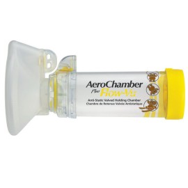 AEROCHAMBER Plus Flow-Vu, Medium Mask 1-5 years, Αεροθάλαμος Εισπνοών - 1τεμ