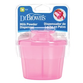 DR. BROWNS Milk Powder Dispenser, Δοσομετρητής Σκόνης Γάλακτος Ροζ - 1τεμ
