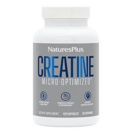 NATURES PLUS Creatine Monohydrate, Συμπλήρωμα Διατροφής με Μονοϋδρική Κρεατίνη -120caps