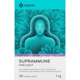 AGAN Suprammune Prevent Συμπλήρωμα για την Προστασία & Αντιμετώπιση του Κρυολογήματος 30 tabs