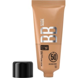 MAYBELLINE Fit Me BB Nude Cream SPF50, No 50, Κρέμα για Φυσική & Λαμπερή Κάλυψη - 30ml