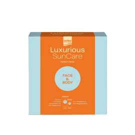 INTERMED Luxurious Suncare Family Pack, Face Cream SPF50 - 75ml & Body Cream SPF15 - 200ml