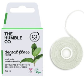 THE HUMBLE CO Dental Floss, Οδοντικό Νήμα με Γεύση Μέντα- 50m