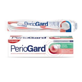 COLGATE Σετ Periogard Toothpaste, Οδοντόκρεμα για Προστασία Ούλων + Δροσερή Αναπνοή - 75ml & Δώρο Οδοντόβουρτσα